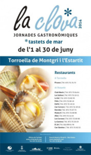 Jornadas gastronómicas de la clova en el Estartit durante junio